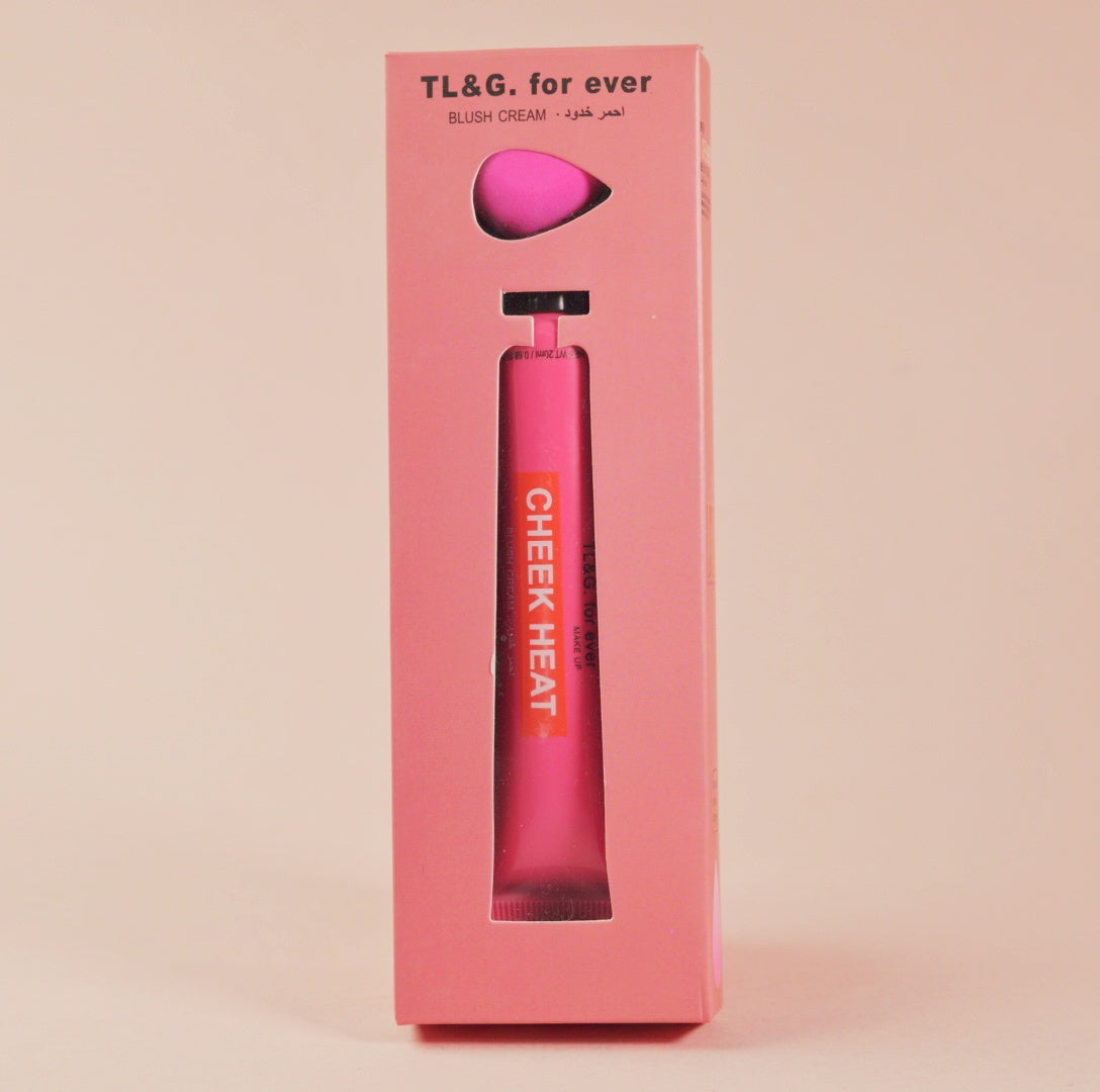 CHEEK HEAT CREAM LIQUID BLUSH  EFFORTLESS BLENDING WITH MATTE FINISH