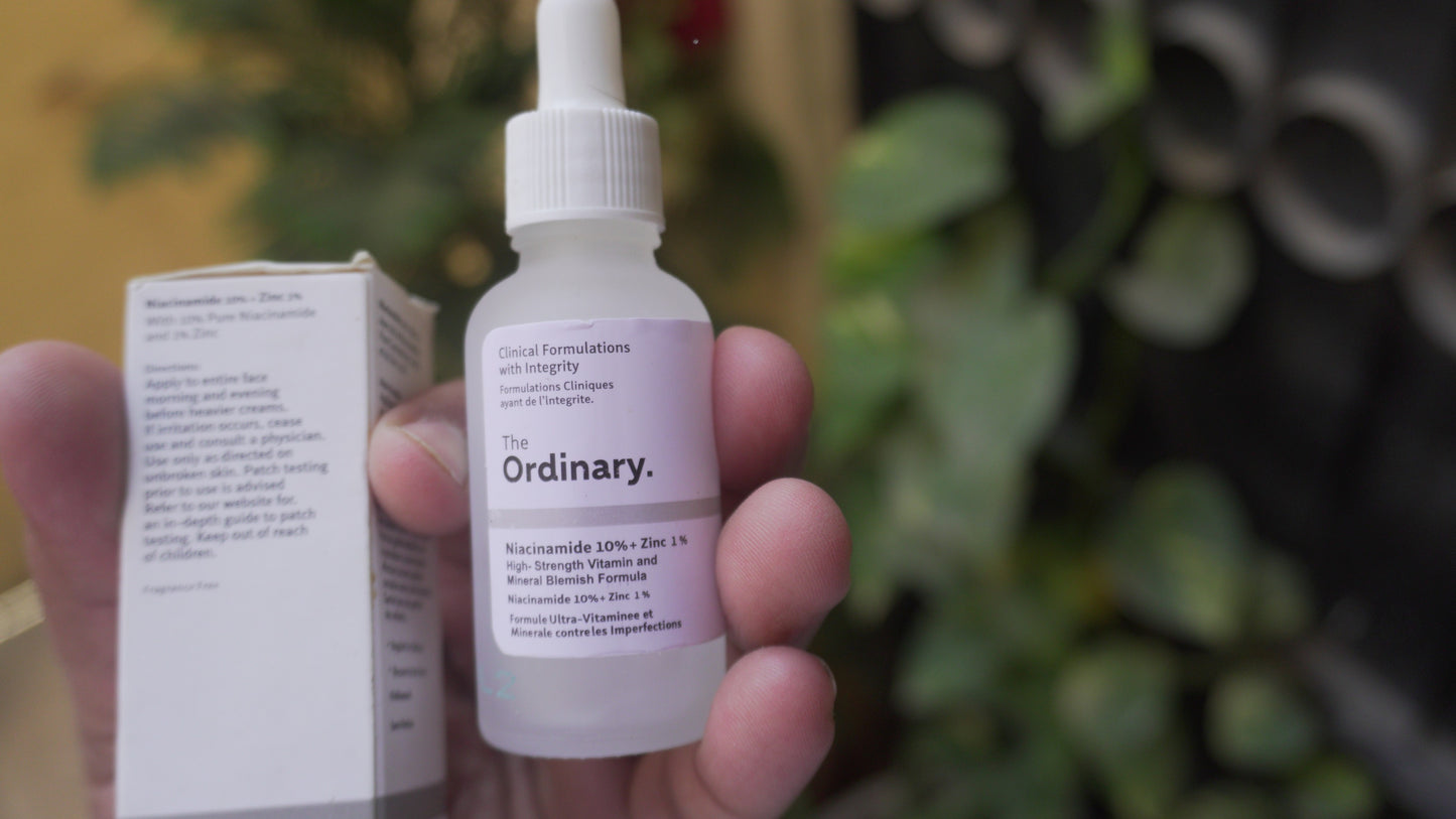 The Ordinary Niacinamide 10% + Zinc 1% — Premium 1st Copy