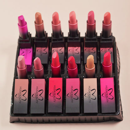 Matte lipstick  | HUDA Beauty | Long lasting | High pigmentation | Waterproof