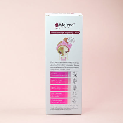 MILKY WHITE CREAM by Mielena – Italian Brightening & Moisturizing Formula