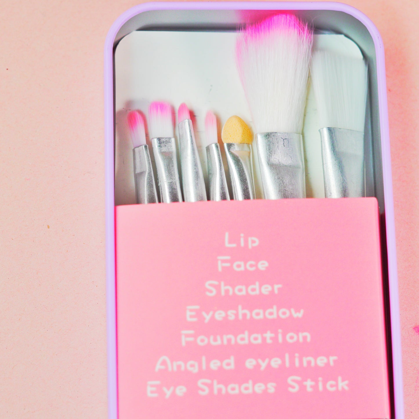 Hello Kitty 7-Piece Makeup Brush Set – Cute Cosmetic Brushes with Storage Case