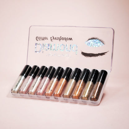 Heng Fang Diamond Glitter Eyeshadow 10pcs kit