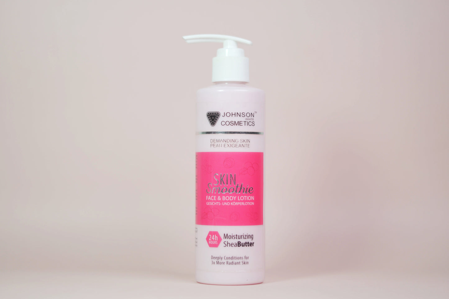 Johnson Cosmetics Skin Smoothie Face & Body Lotion – Moisturizing Shea Butter