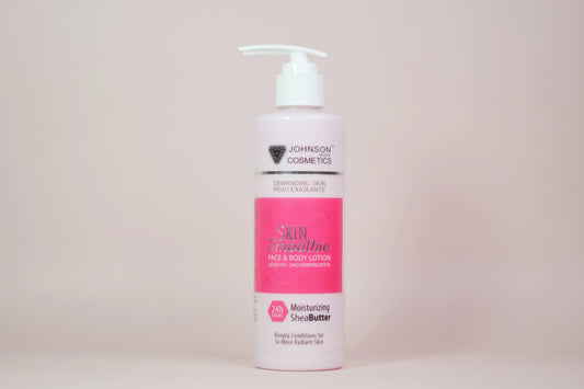 Johnson Cosmetics Skin Smoothie Face & Body Lotion – Moisturizing Shea Butter